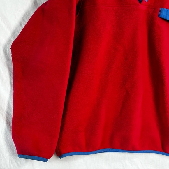 Patagonia Synchilla Snap T Pullover Fleece Sweater Pink Womens Size Large Y2K 08 - Picture 2 of 16